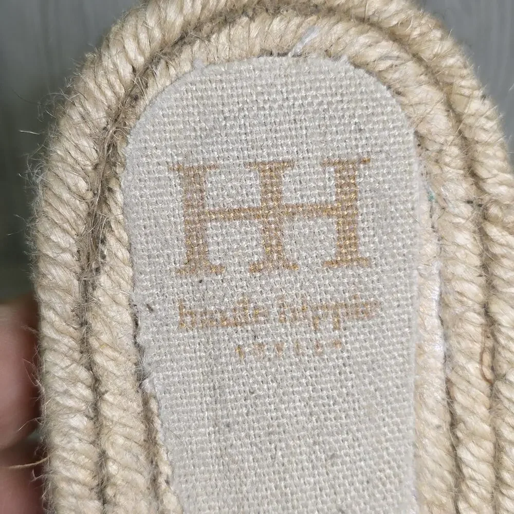 Haute Hippie Nyssa Raffia Slide Sandals Open Toe Womens Size 9.5
